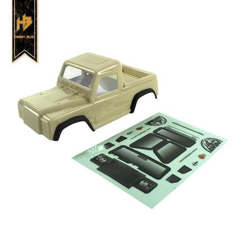 Hobby Plus Defender Lexan Body Painted Mustard 240131