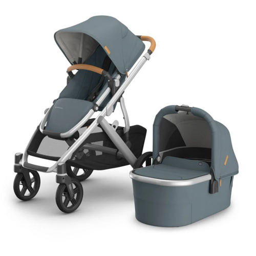 UPPAbaby Vista V3 with Bassinet + Upper Adaptors [Colour: Callum]