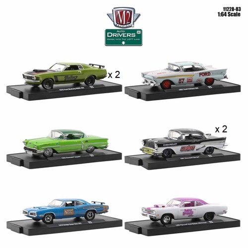 M2 Machines Assorted Drivers Mix 1:64 Scale M211228