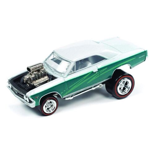 Johnny Lightning Street Freaks 1966 Chevy Chevelle 1:64 Scale Diecast JLSF022