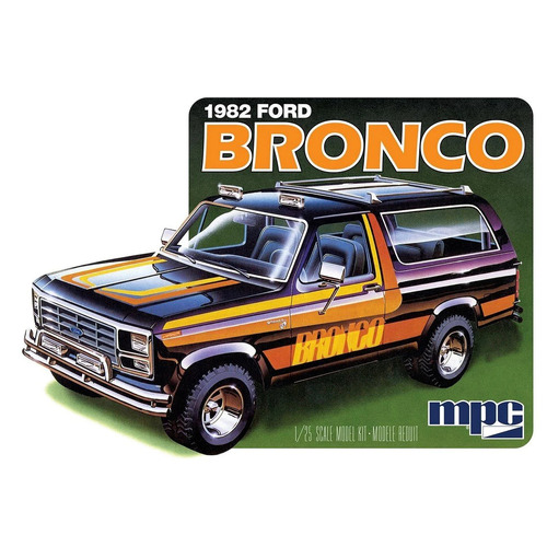 MPC 1982 Ford Bronco 1:25 Scale Model Kit MPC991