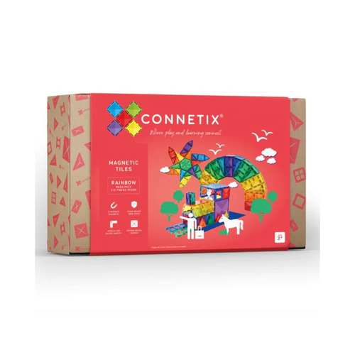 Connetix Magnetic Tiles Rainbow Mega Pack 212pcs