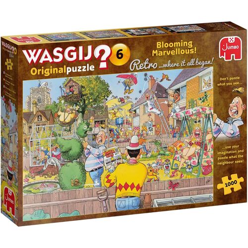 WASGIJ? Original Retro 6 Blooming Marvellous! 1000pc Puzzle