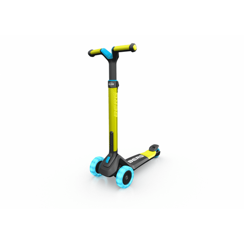 Berg Nexo Foldable Lights 3-Wheeled Kids Scooter - Lime