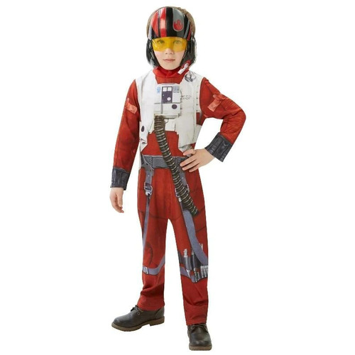 Rubies Deerfield Star Wars Classic Poe X-Wing Fighter Child Costume Size: 5-6yrs 620264M