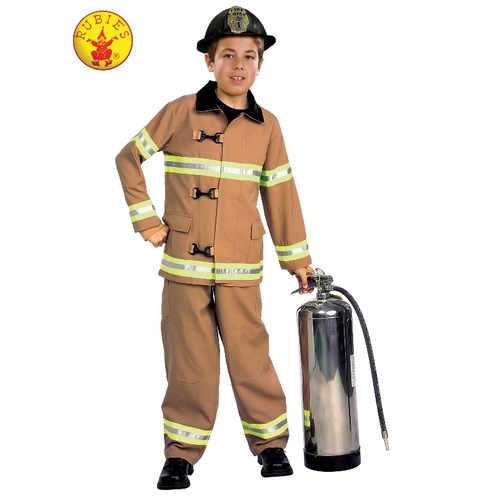 Rubies Deerfield Young Heroes Fire Fighter Deluxe Child Costume [Size: 3-4yrs] 882703S