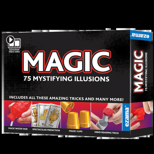 Ezama Magic 75 Mystifying Illusions Magic Trick Set AHP7600