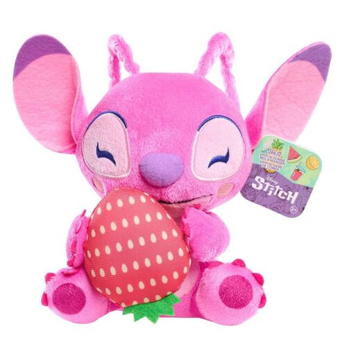 Disney Stitch Small Plush - Angel with Strawberry 30315