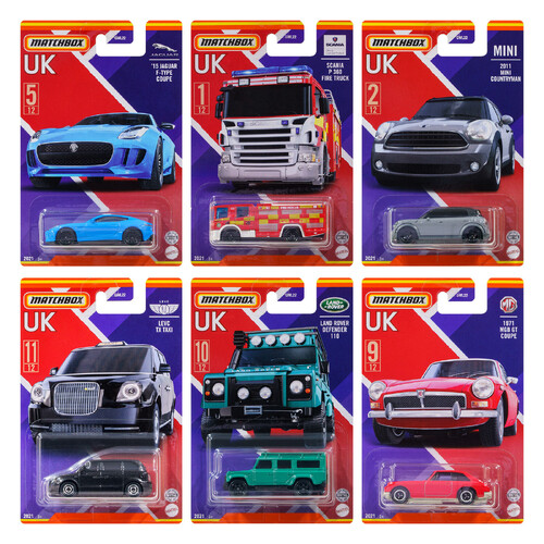 Matchbox Best of UK Assorted