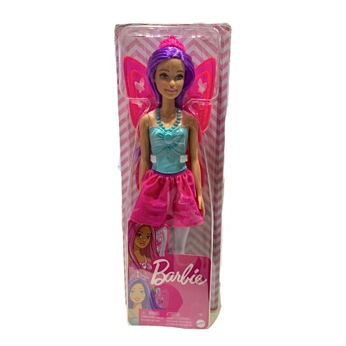 Barbie Dreamtopia Fairy Doll Purple Hair Pink Wings
