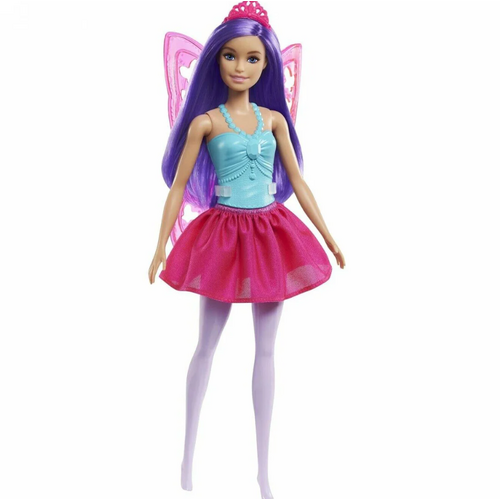 Barbie Dreamtopia Fairy Doll Purple Hair Pink Wings FWK85