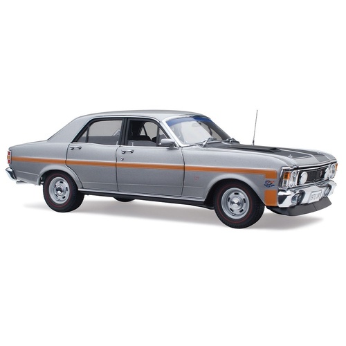 Classic Carlectables Ford XW Falcon GT-HO Phase II Silver Fox 1:18 Scale Diecast 18836