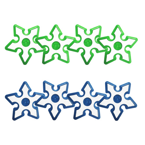 Go Play! Throwing Star Replacement Set (4) - Blue or Green GP02157