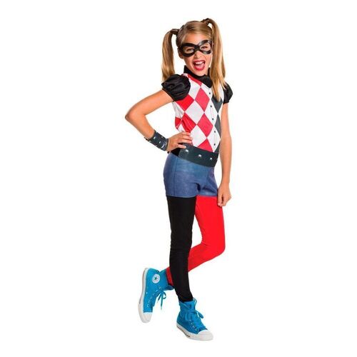 Rubies Deerfield DC Comics Harley Quinn Classic Costume Size 9-12 Years 3107