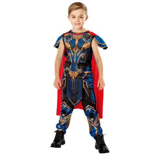 Rubies Deerfield Marvel 'Thor Love and Thunder' Classic Child Costume Size 6-8 Years 7334