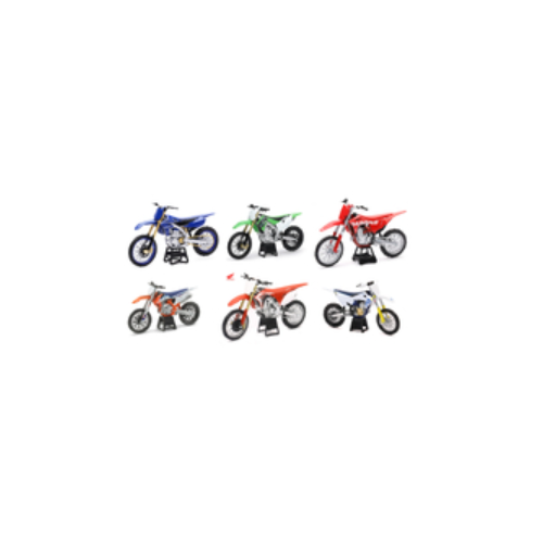 New Ray Lil'Xtreme Mini Licensed Dirt Bikes Scale 1:32 Assorted - Yamaha, Suzuki, Kawasaki and Honda 477Q; One Supplied