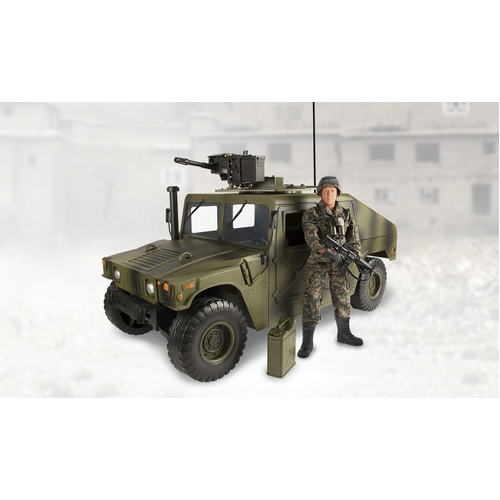 World Peacekeepers Military Figure & Humvee 1:6 Scale Toy WPK618