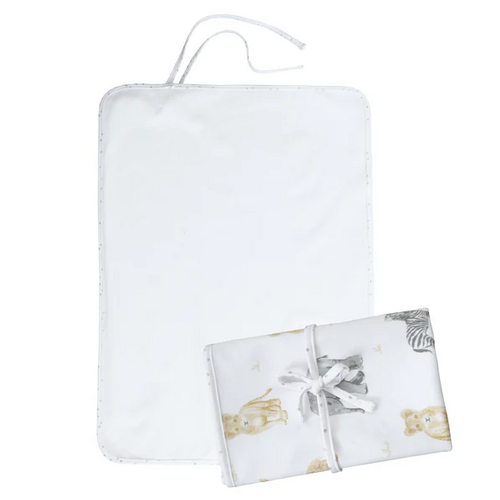 Living Textiles Waterproof Travel Change Mat Savanna Babies