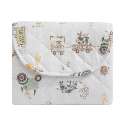 Living Textiles Waterproof Travel Change Mat Tractor Ride