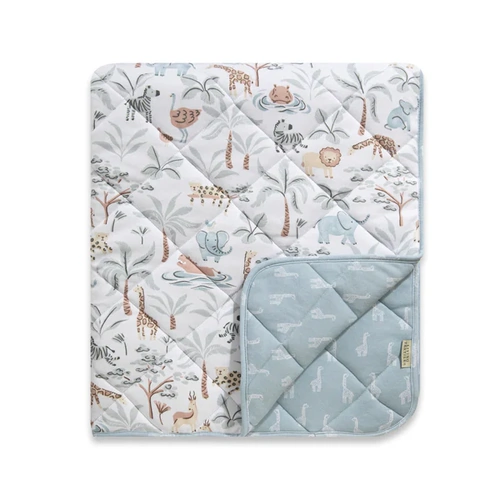 Living Textiles Quilted Cot Comforter - Wild Safari