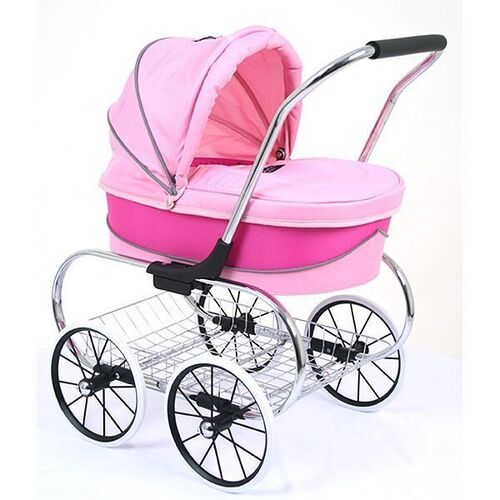 Valco Baby Princess Dolls Pram Pink T7941