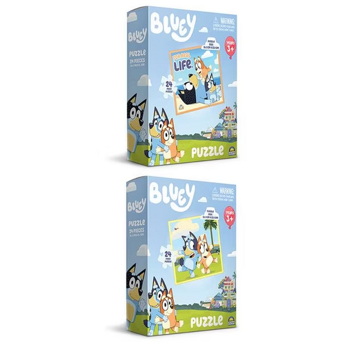 Bluey 24pc Boxed Puzzle Assorted: One Supplied 18580