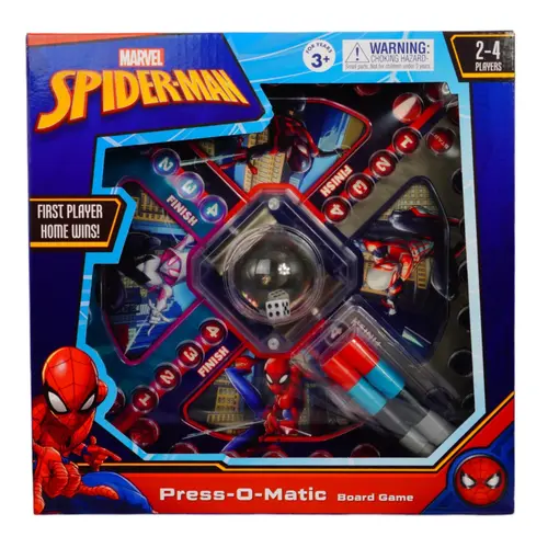 Marvel Spider-Man Press-O-Matic Board Game 18833