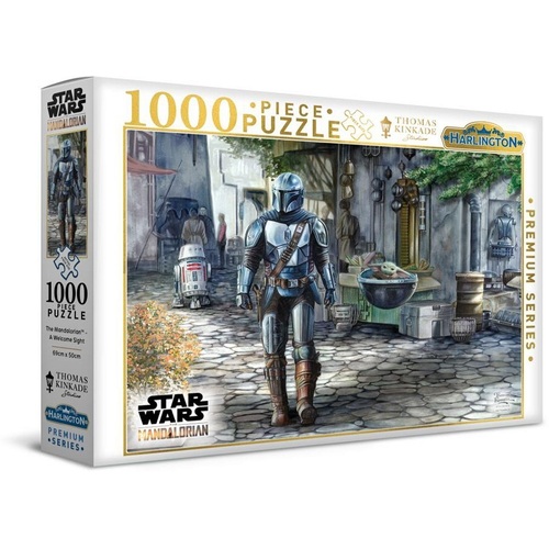 Harlington Star Wars The Mandalorian A Welcome Sight 1000pc Puzzle 20308