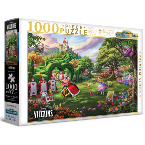 Harlington Thomas Kinkade Disney Villains Queen of Hearts 1000pc Puzzle 20315