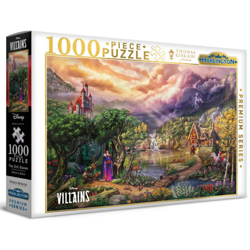 Harlington Thomas Kinkade Disney Villians The Evil Queen 1000pc Puzzle 20316