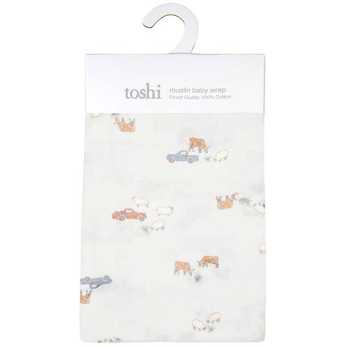 Toshi Muslin Classic Wrap [Design: Sheep Station]