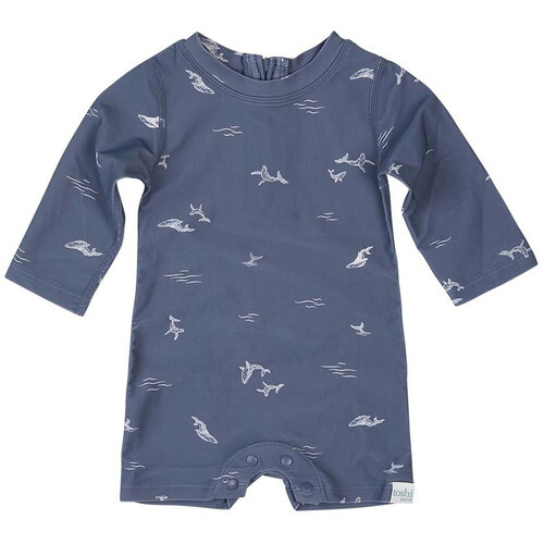 Toshi Baby Swim Onesie Long Sleeve Classic [Colour: Whales] [Size: 24-36 Months (2)]