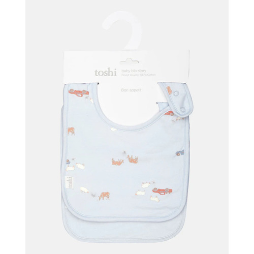 Toshi Baby Bib Story 100% Organic Cotton [Design: Sheep Station]