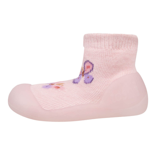 Toshi Hybrid Walking Socks [Colour: Butterfly Bliss] [Size: AU 3 (6-12 Months)]