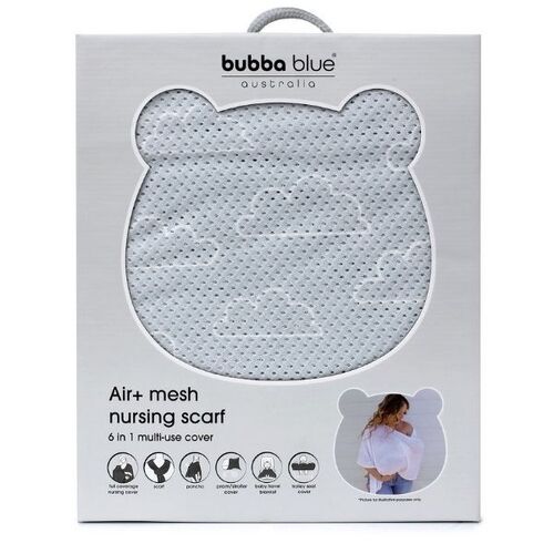 Bubba Blue Nordic Air+ Mesh Nursing Scarf Sky Cloud 11602