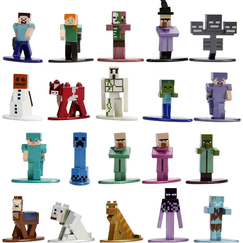 Minecraft Nano MetalFigs Single Pack Assorted Wave 2 (Diecast Action Figure) 84486