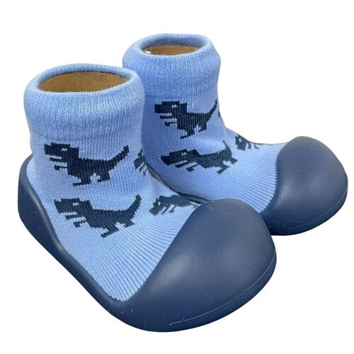 Little Eaton Rubber Soled Sock Dinosaurs [Size: 12-18 Months]