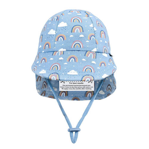 Bedhead Originals Legionnaire Flap Sun Hat [Colour: Rainbow] [Size: 6-12mths 47cm S]