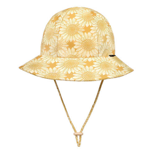 Bedhead Ponytail Swim Bucket Beach Hat [Colour: Sunflower] [Size: 2-3yrs 52cm L]