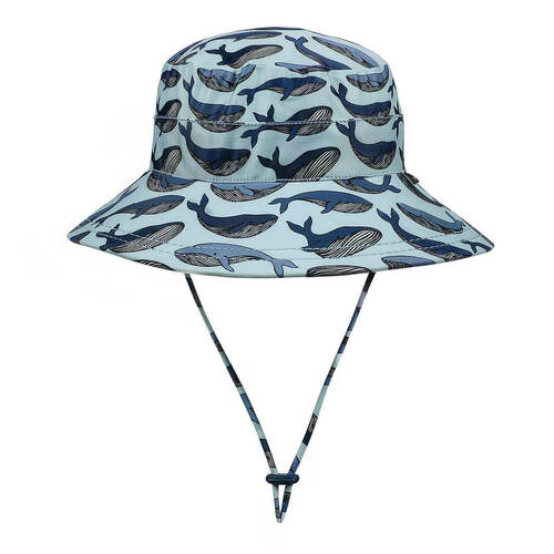 Bedhead Kids Classic Swim Bucket Beach Hat [Size: 2-3yrs 52cm L] [Colour: Whale]