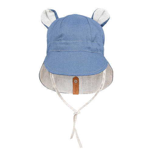 Bedhead Heritage Roamer Baby Reversible Teddy Flap Sun Hat