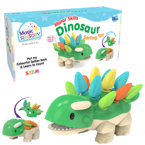 Magic Sensory Fine Motor Skills Dinosaur Sorting Toy BMS016658