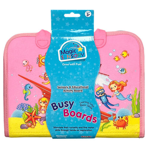 Magic Sensory Busy Board Pink 16849