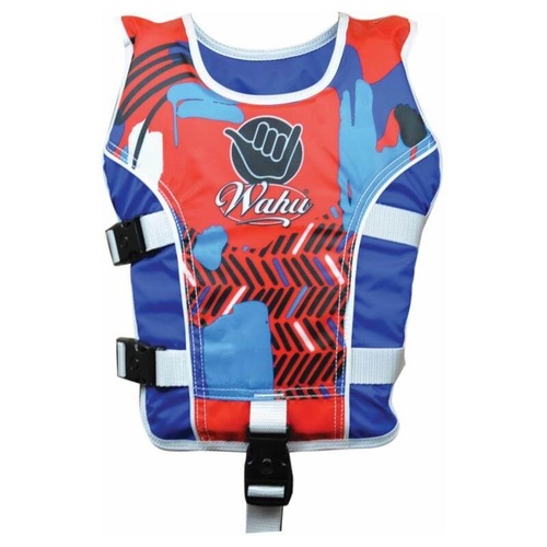 Wahu Swim Vest Child 20-30kg Ages 4-5 Life Jacket Medium Red 603122