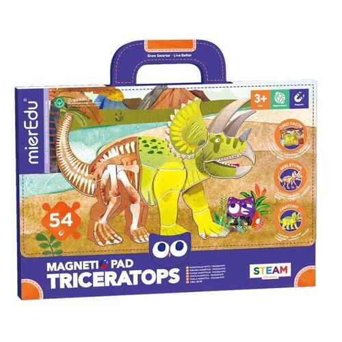 MierEdu Magnetic Pad Triceratops Puzzle ME0545