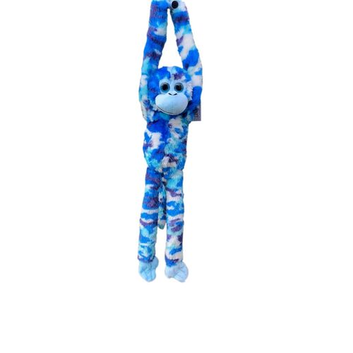 Cotton Candy Imports Hanging Monkey Soft Toy Assorted [Colour: Blue/White Camo Liam]