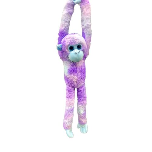 Hanging Monkey Soft Toy - Purple/Blue Amelia JG295