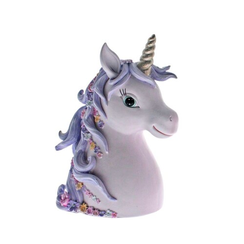 Cotton Candy Imports Unicorn Money Box Colour: Pastel Purple FV404