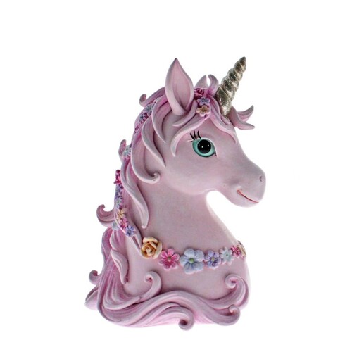 Cotton Candy Imports Unicorn Money Box Colour: Pastel Pink FV404