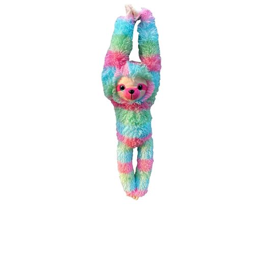 Hanging Sloth Soft Toy Assorted [Colour: Pastel Multi Sid] SLP04